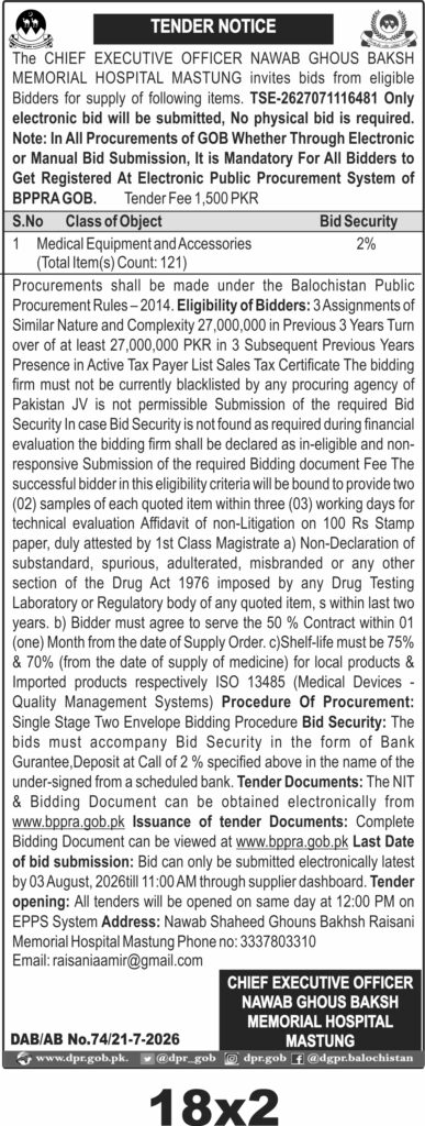 Tender Document