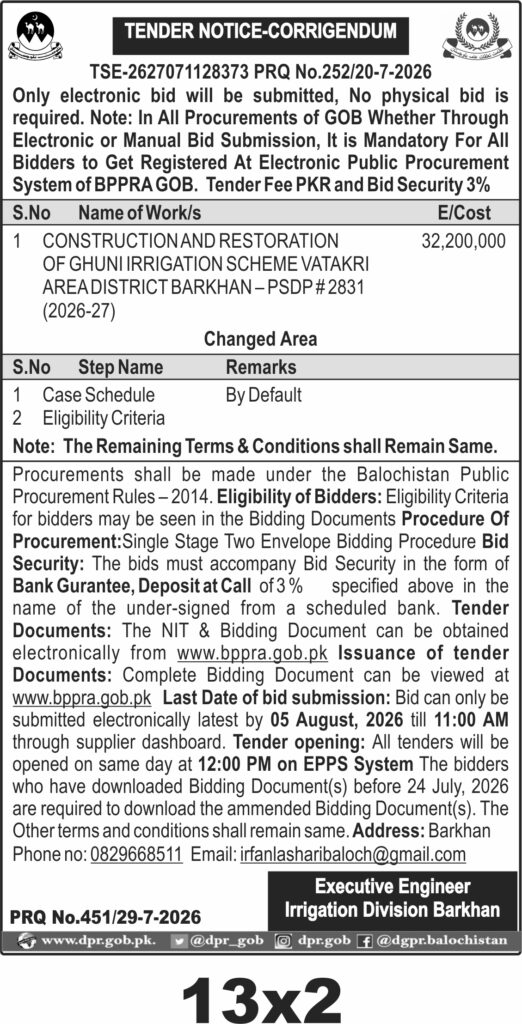 Tender Document
