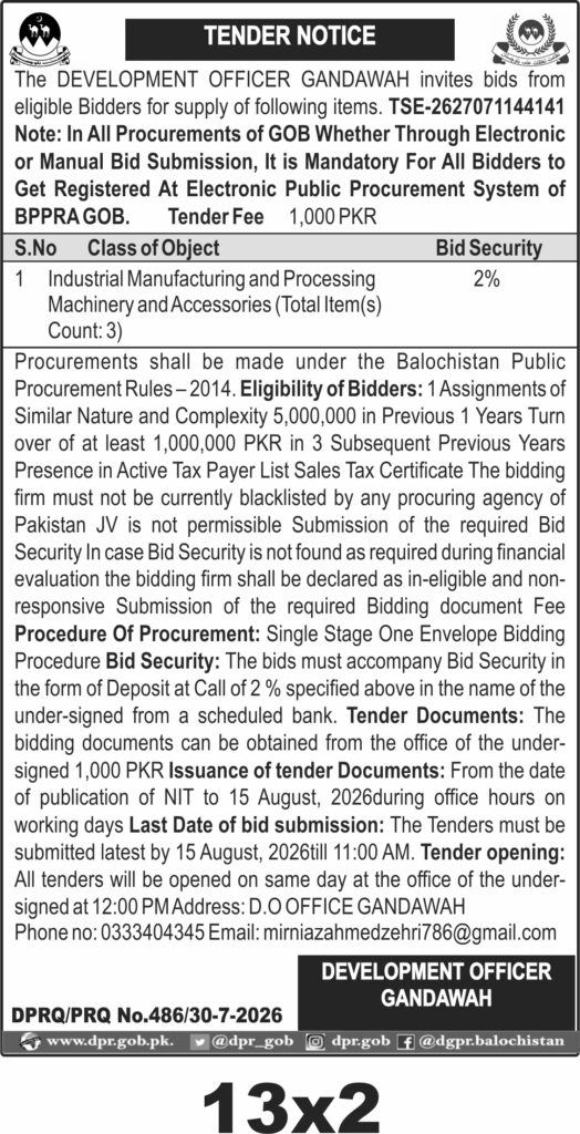 Tender Document
