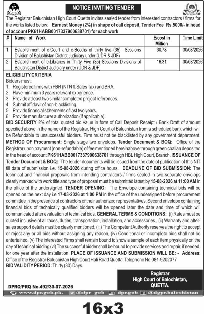 Tender Document