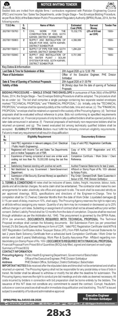Tender Document