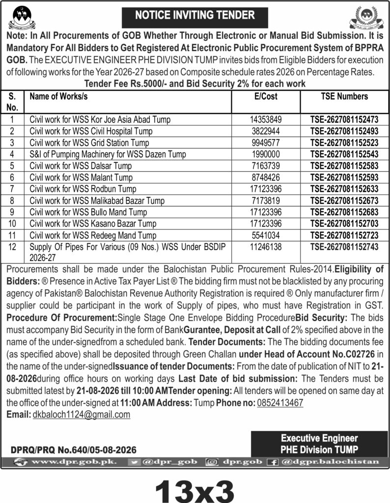 Tender Document
