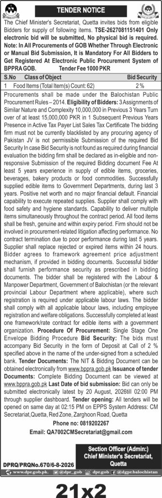 Tender Document