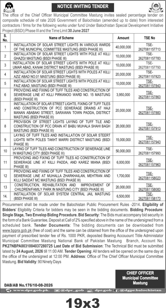 Tender Document