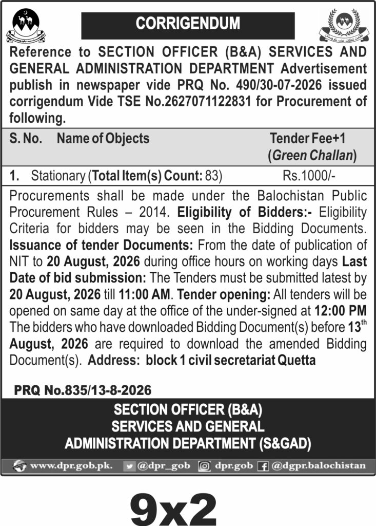 Tender Document