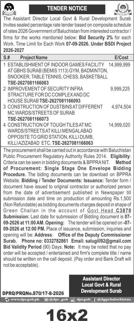 Tender Document