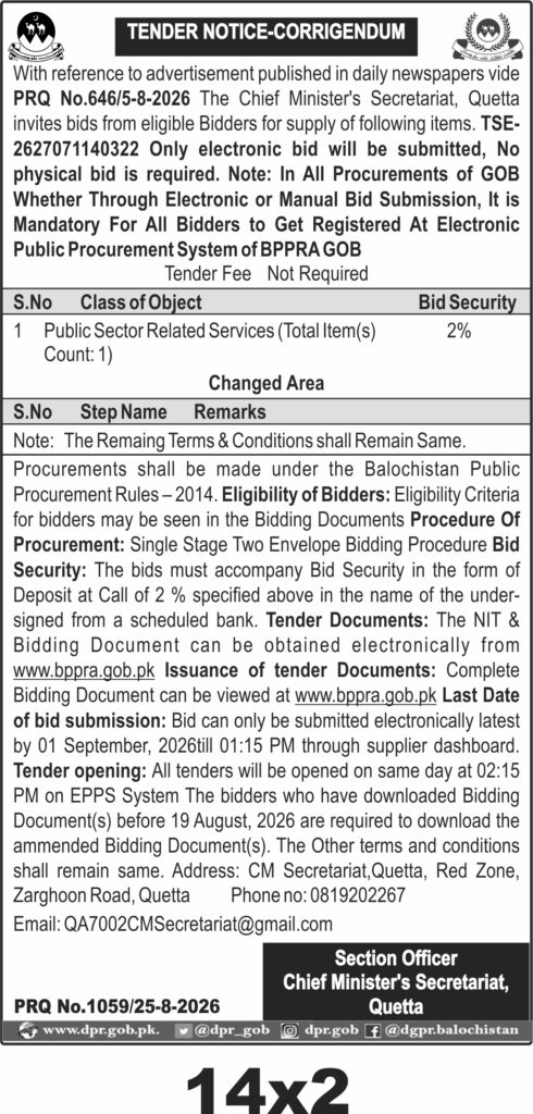 Tender Document