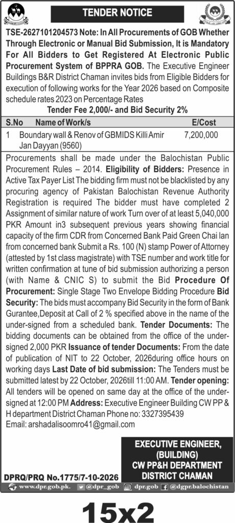 Tender Document