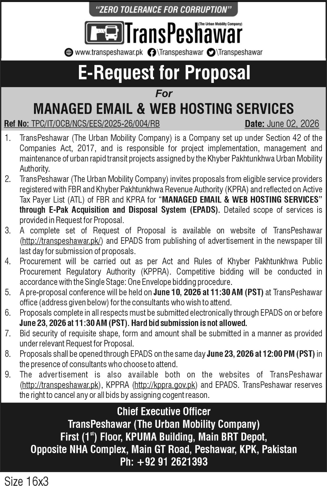 Tender Document