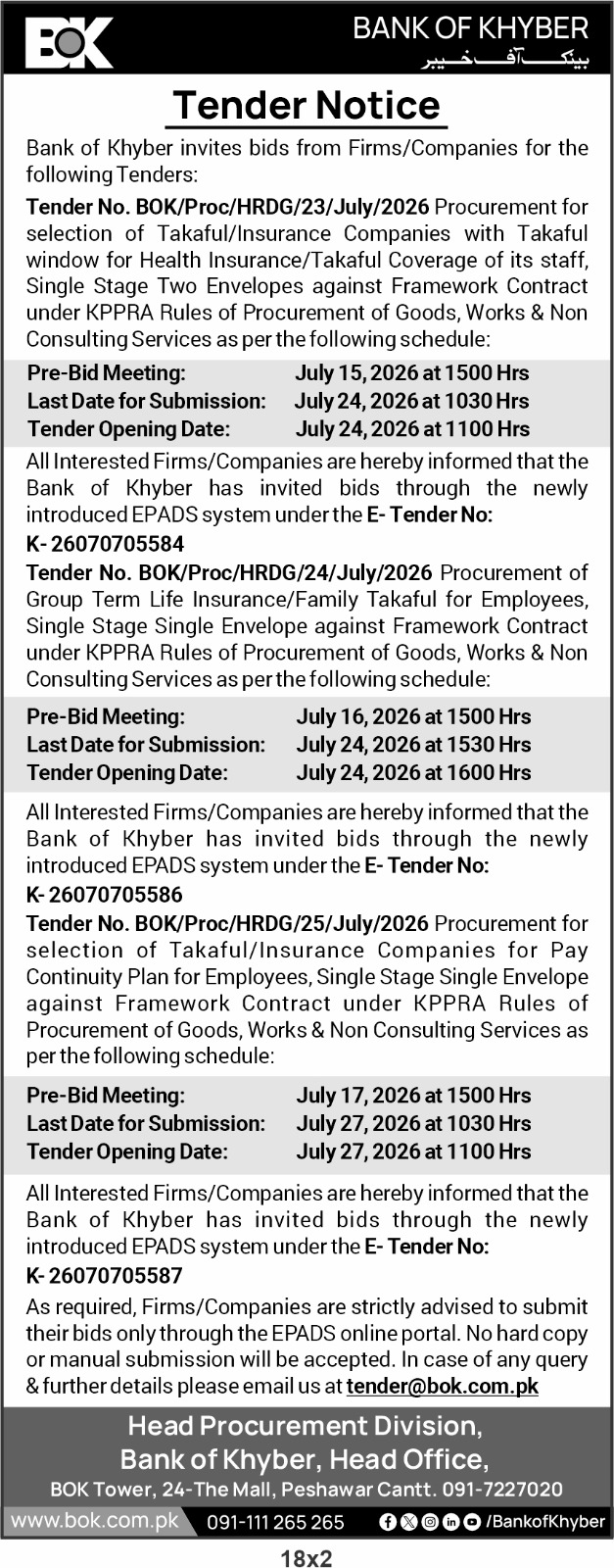 Tender Document
