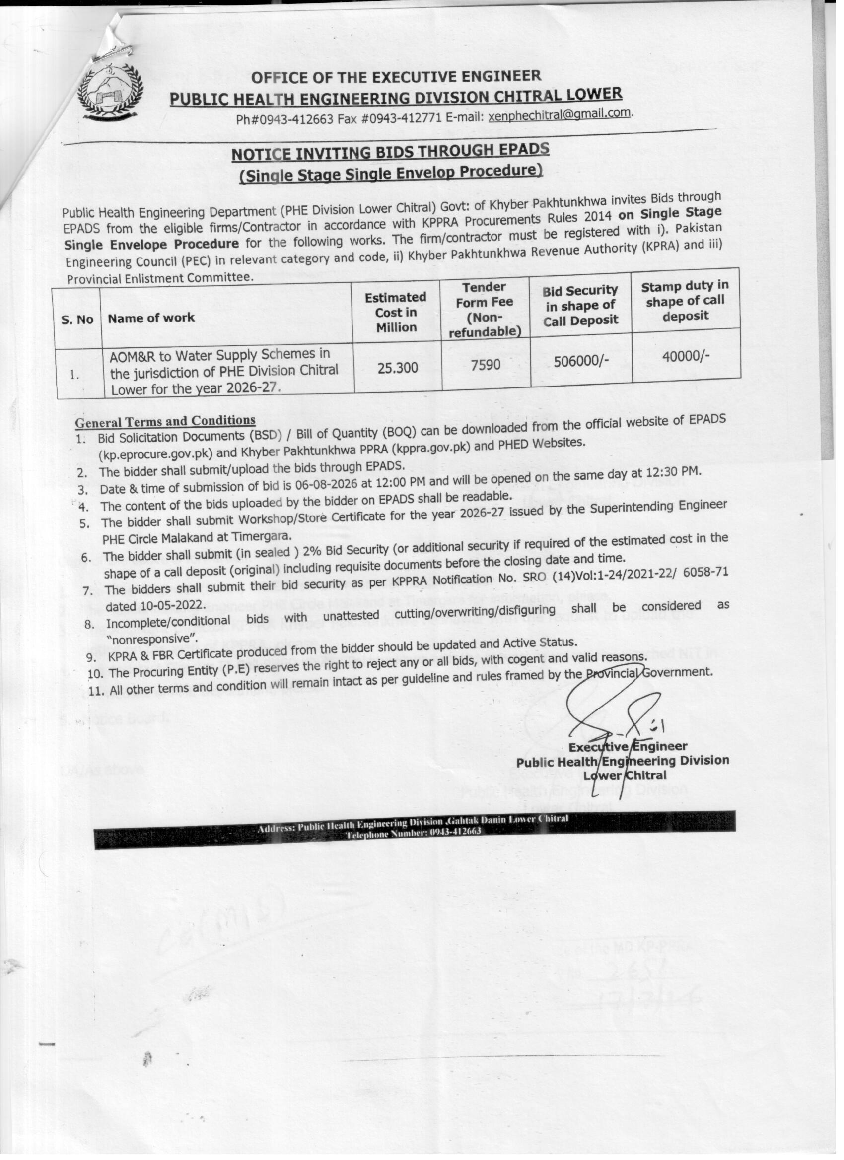 Tender Document