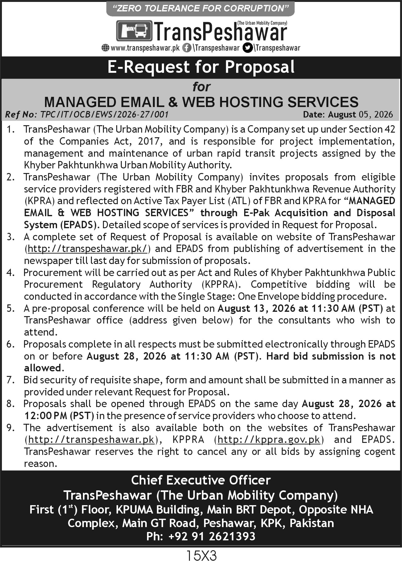 Tender Document