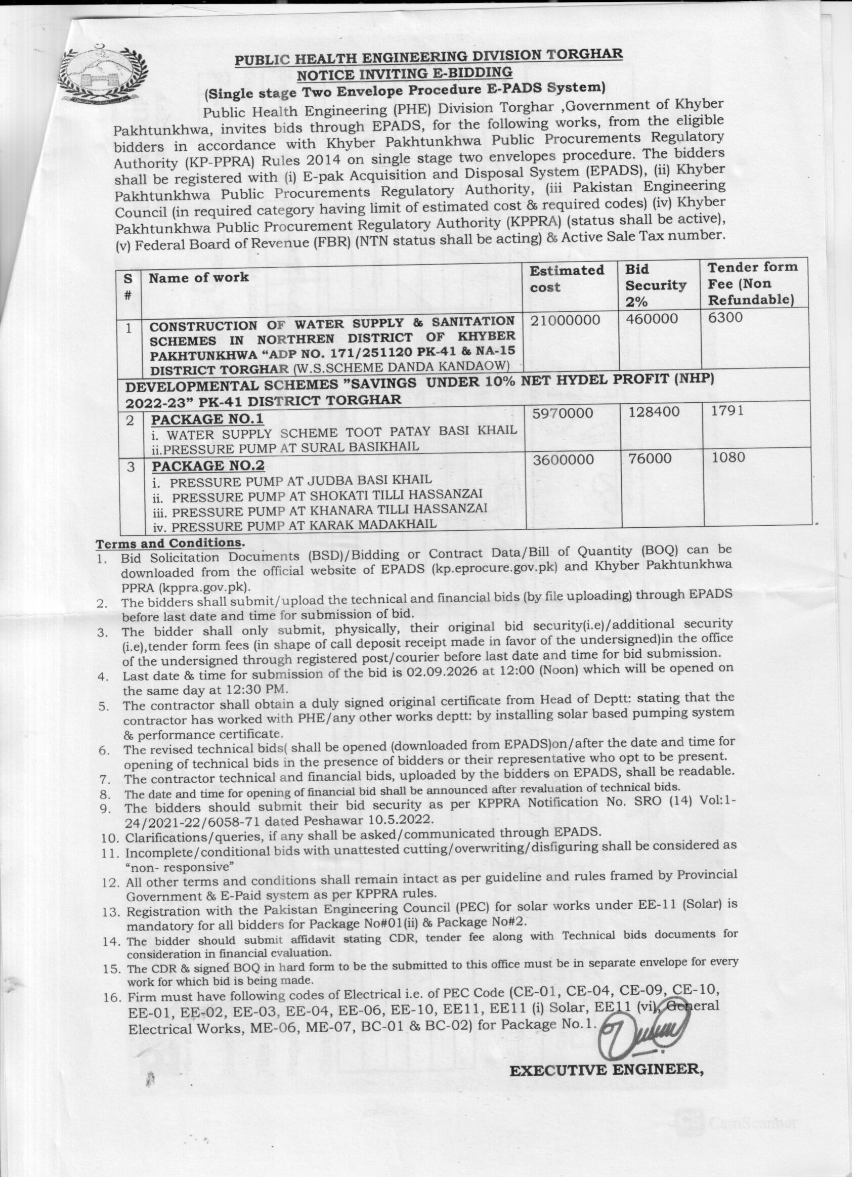 Tender Document