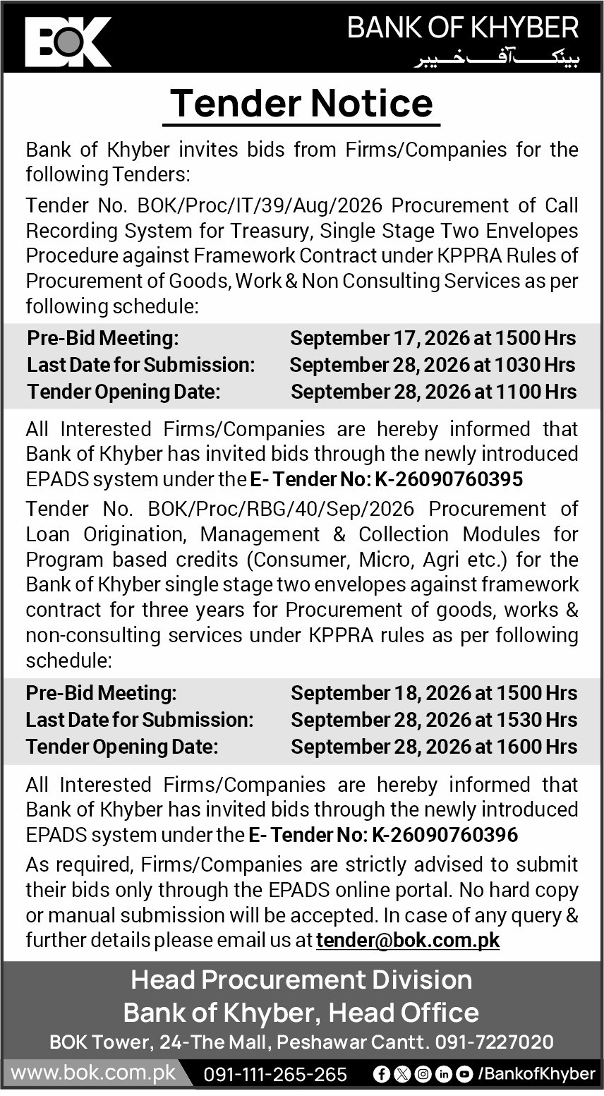 Tender Document