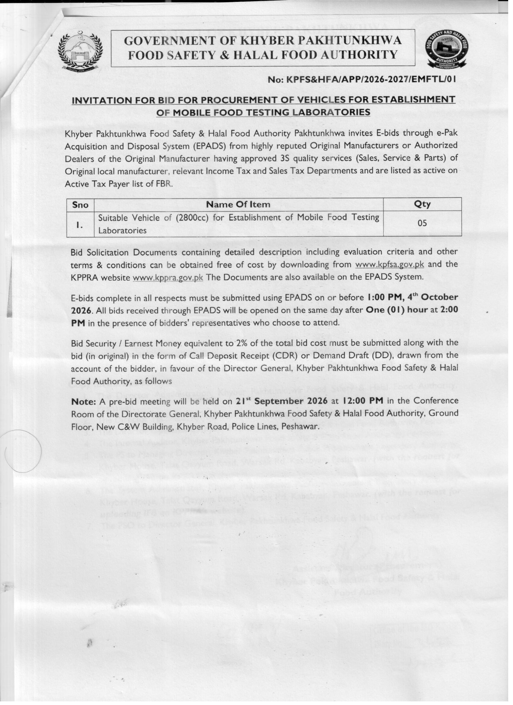 Tender Document