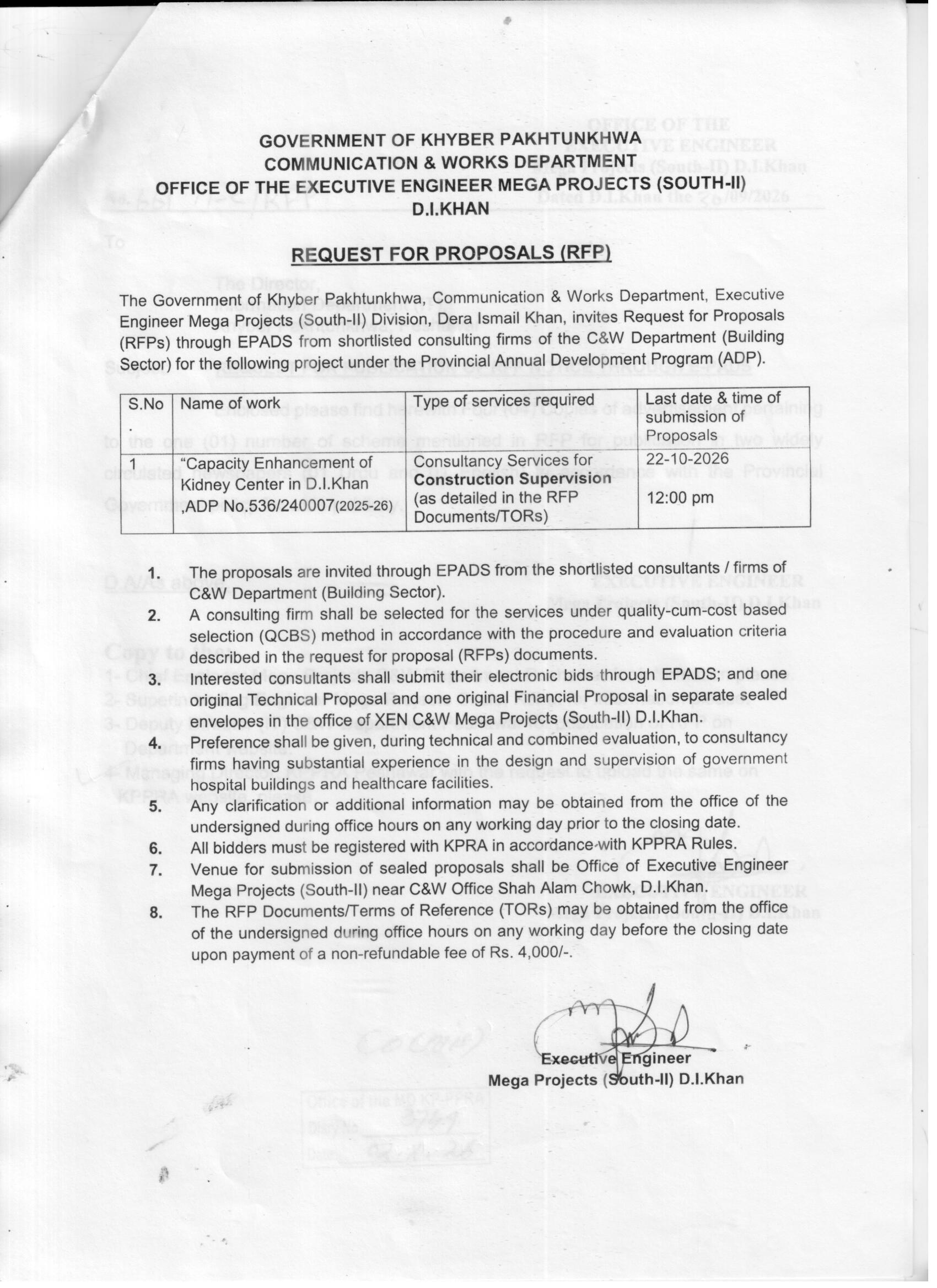 Tender Document