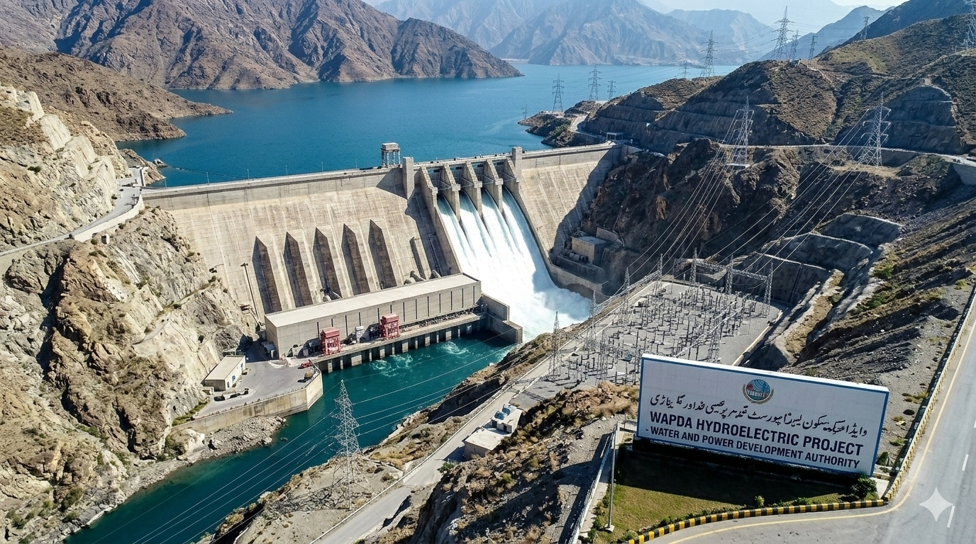 WAPDA Hydroelectric Project — Water and Power Development Authority dam in Pakistan